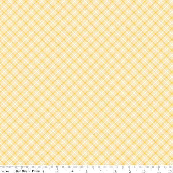 Bundle of Joy Plaid Yellow | Riley Blake Designs